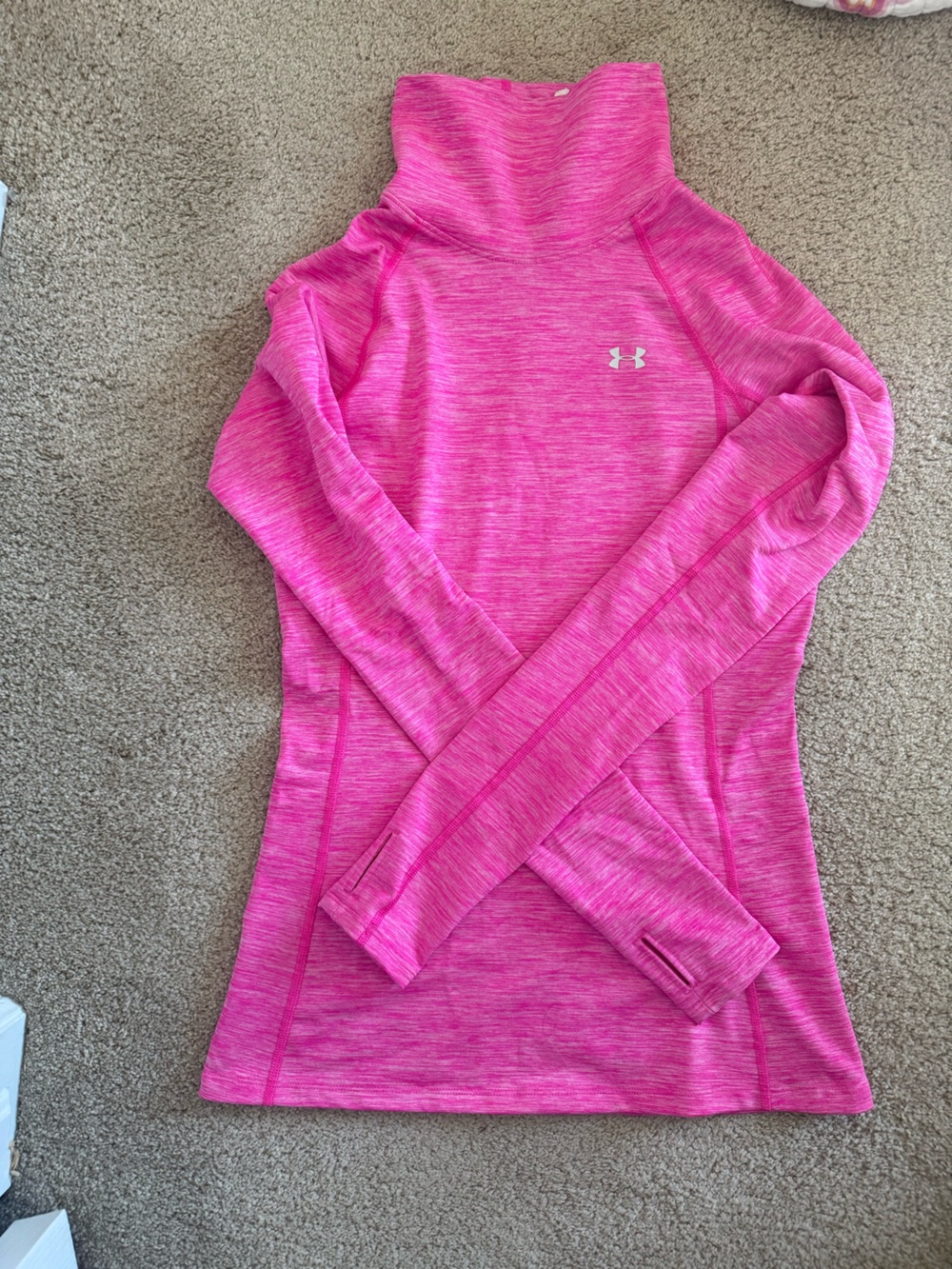 Under Armour Pink Cold Gear Long Sleeve Performance Top